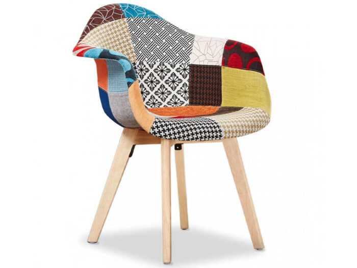 Fabia Dining Chair | Multi-Colour Patchwork Chairs